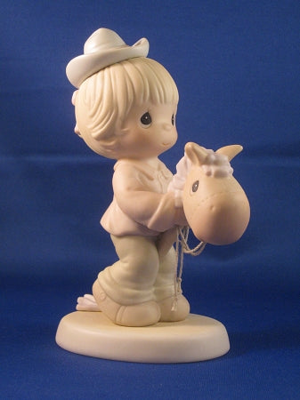 Hope You're Up And On The Trail Again - Precious Moment Figurine
