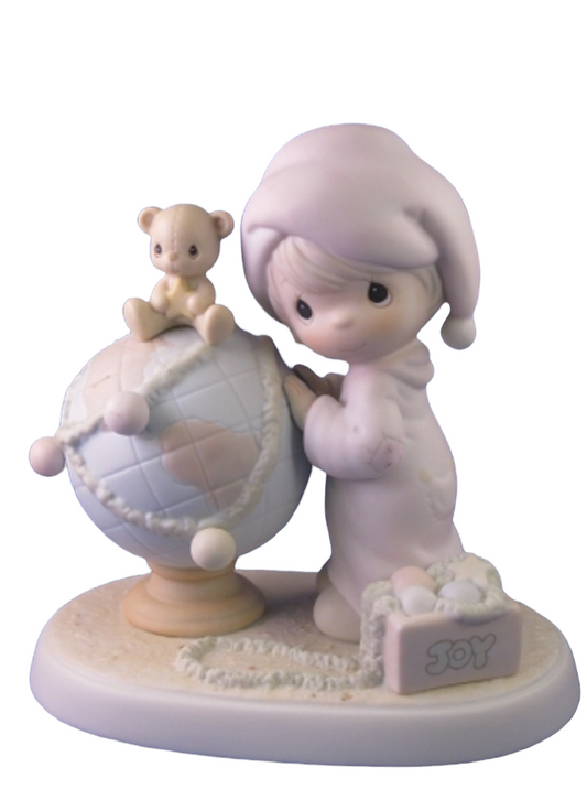 May Your World Be Trimmed With Joy - Precious Moment Figurine
