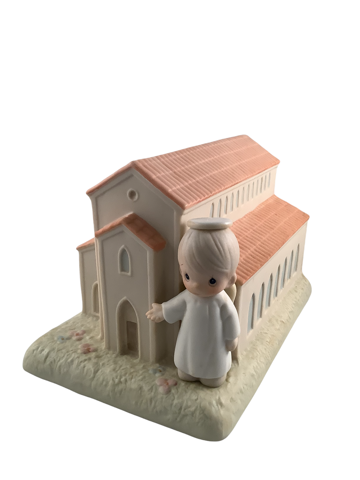 There's A Christian Welcome Here - Precious Moment Figurine