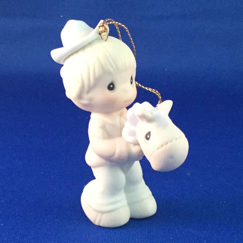 Happy Trails Is Trusting Jesus - Precious Moment Ornament