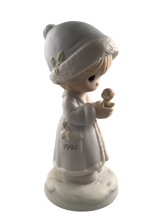 May Your Christmas Be Merry - 1991 Precious Moment Figurine