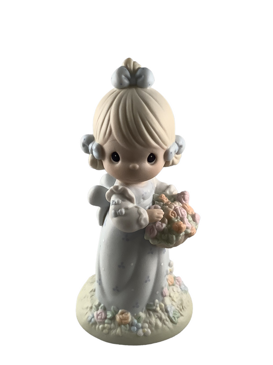 Take Time To Smell The Flowers - Precious Moment Figurine