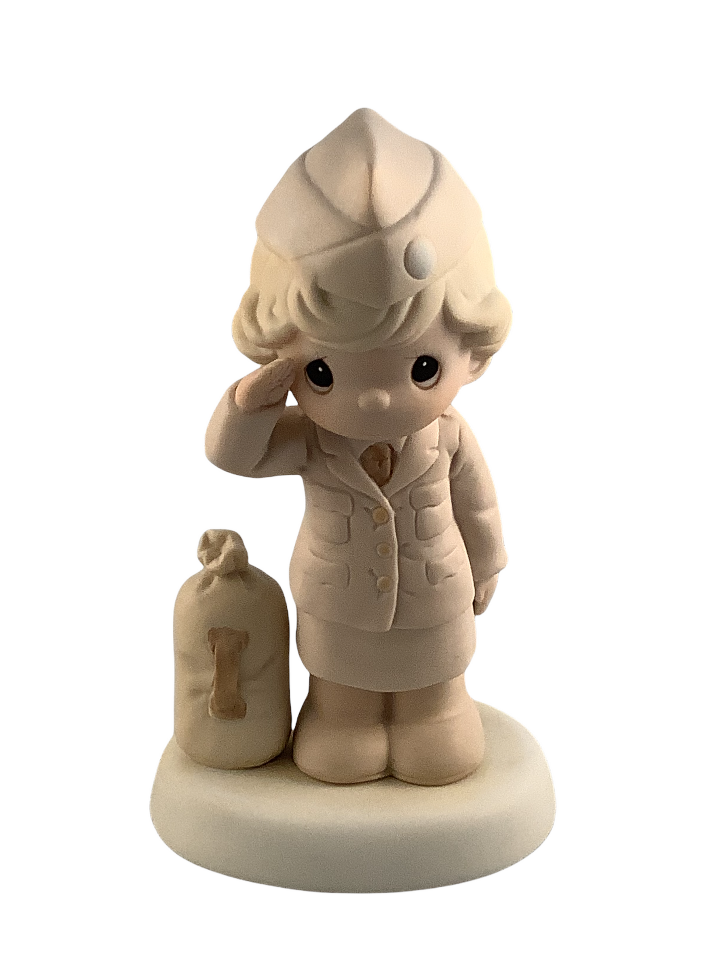 Bless Those Who Serve Their Country - Girl Soldier- Precious Moment Figurine