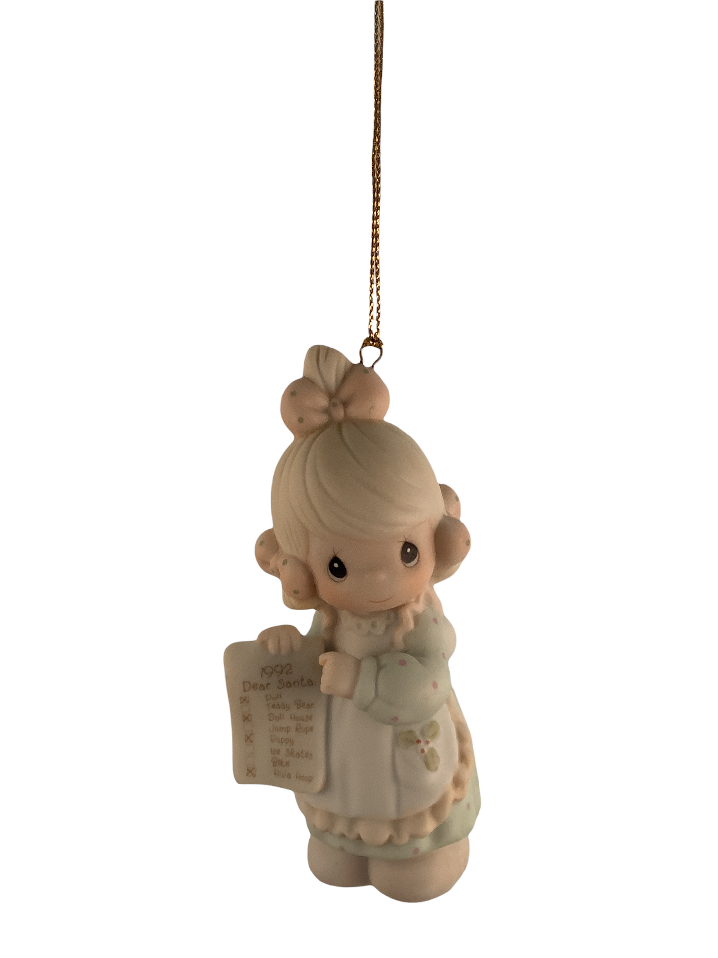 But The Greatest Of These Is Love - 1992 Dated Annual Precious Moment Ornament