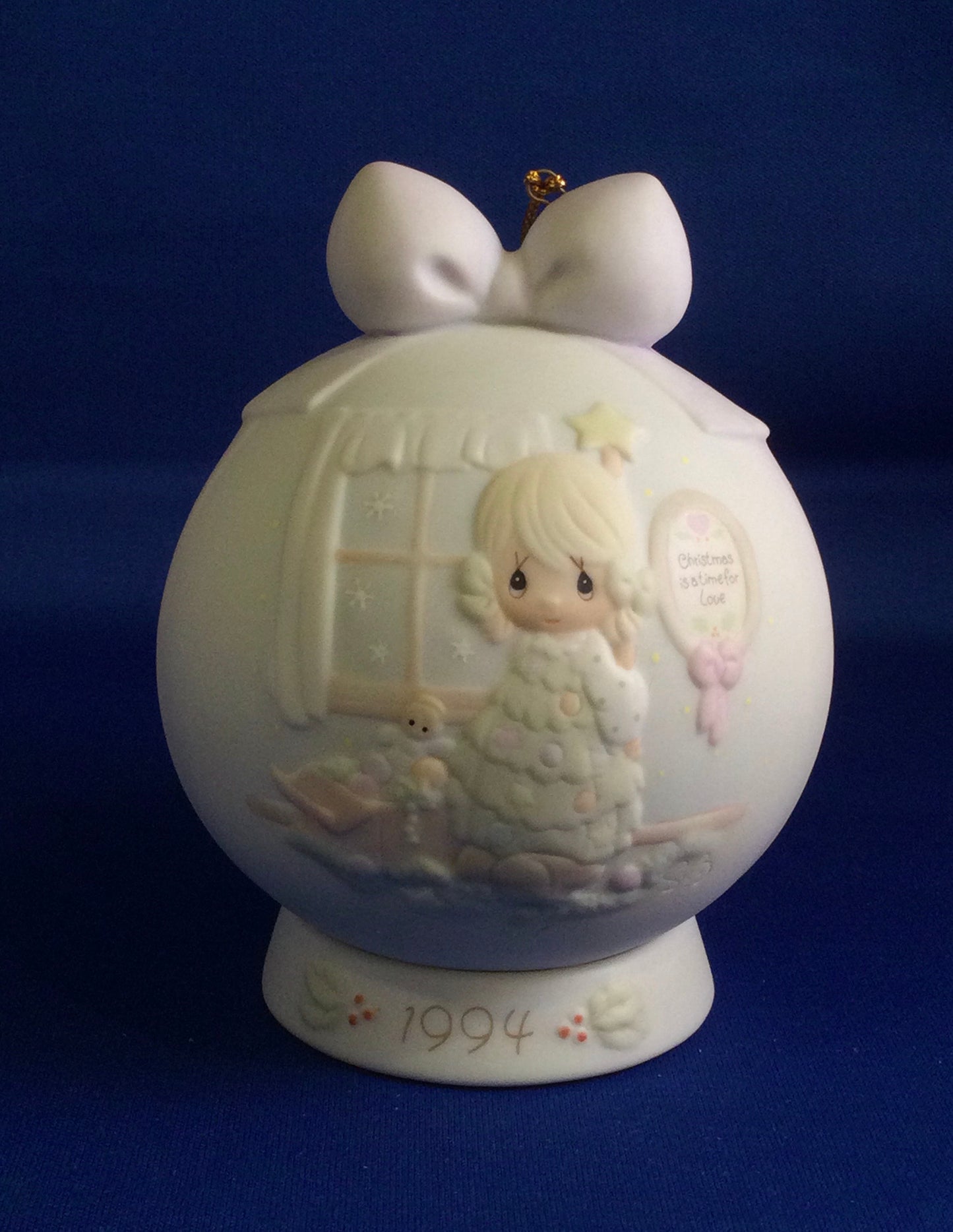 You're as Pretty As A Christmas Tree - 1994 Precious Moment Ball Ornament