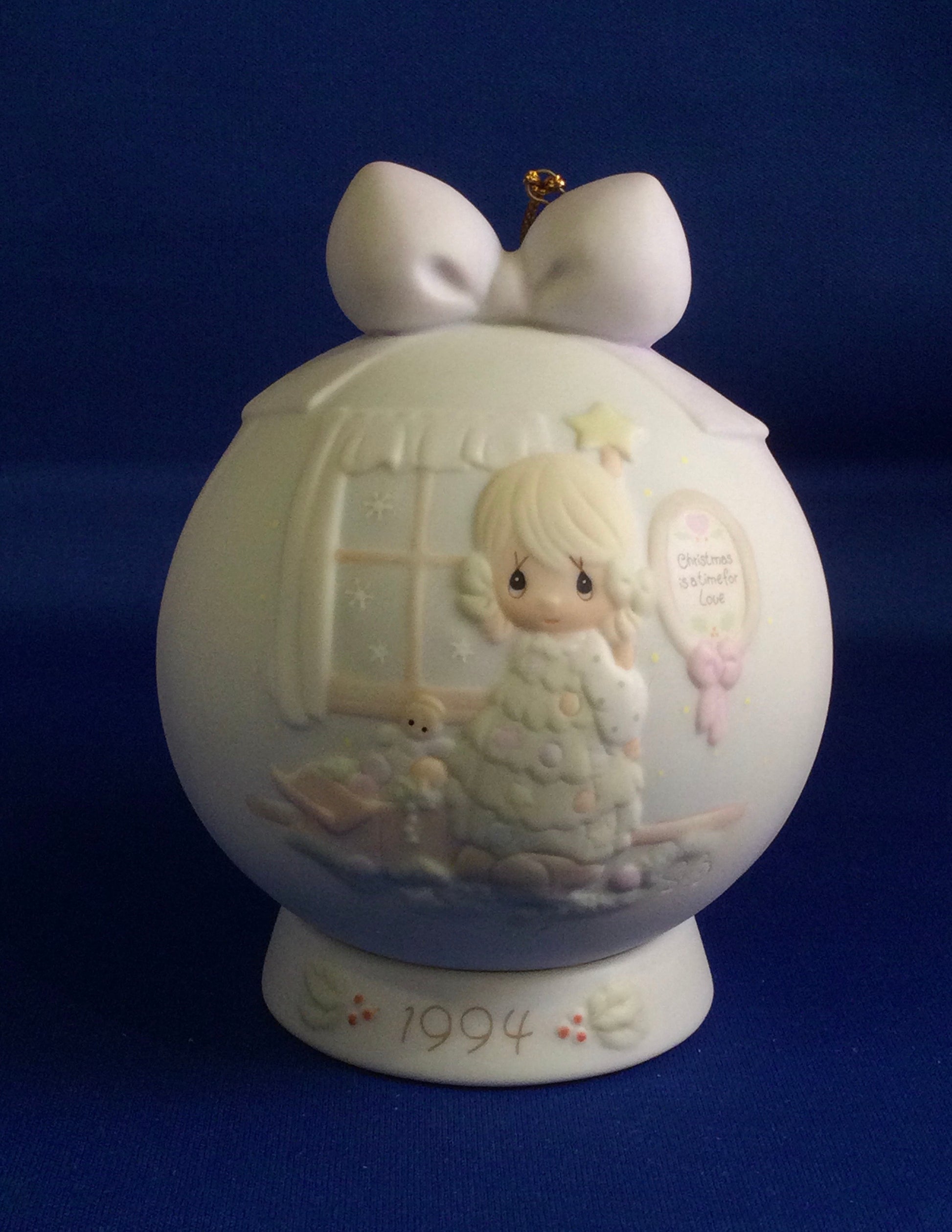 You're as Pretty As A Christmas Tree - 1994 Precious Moment Ball Ornament