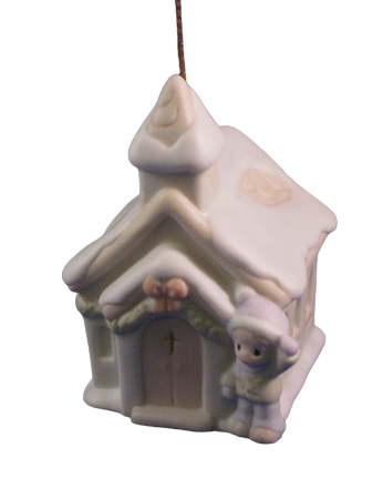 Sugar Town Chapel - Porcelain Ornament