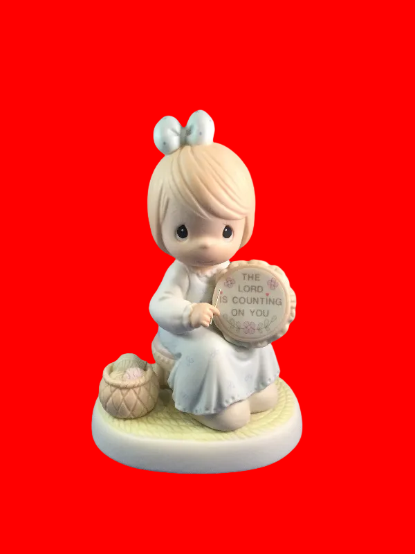 The Lord Is Counting On You - Precious Moment Figurine