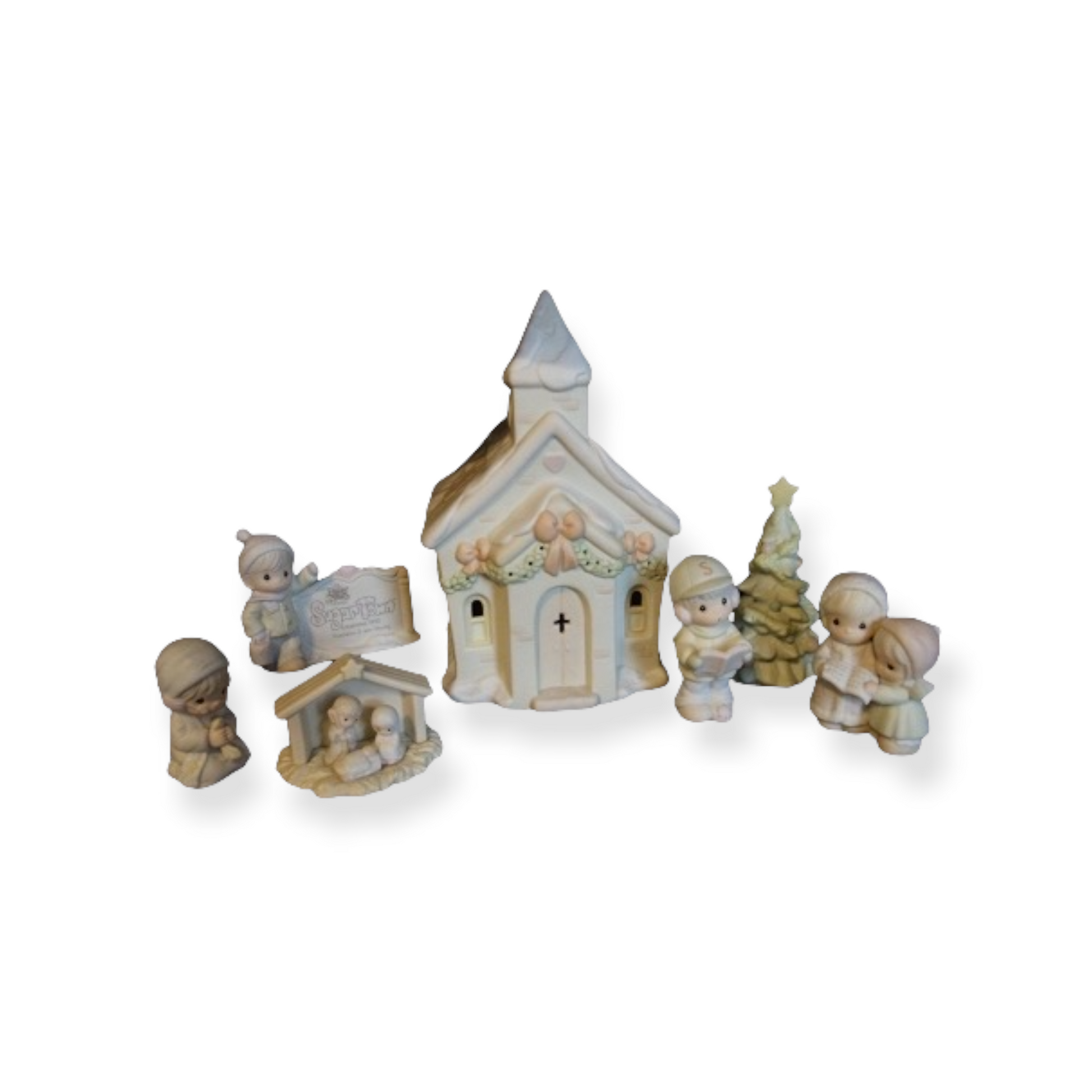 Chapel Collector's Set- Precious Moment Figurine