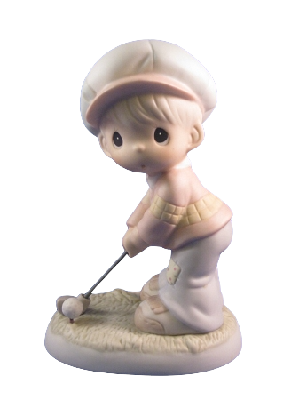Lord Help Me To Stay On Course - Precious Moment Figurine