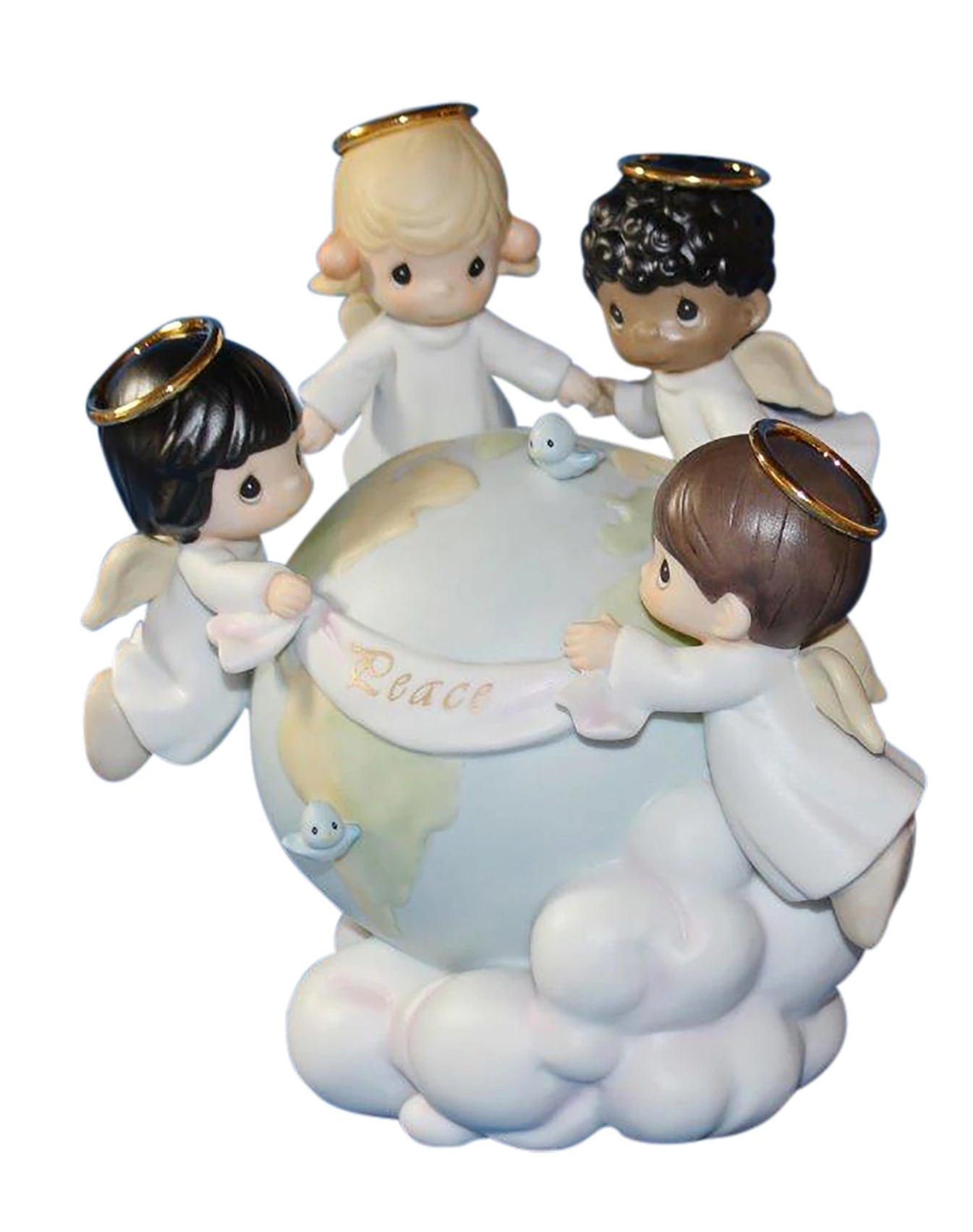His Love Will Uphold The World - Precious Moment Figurine