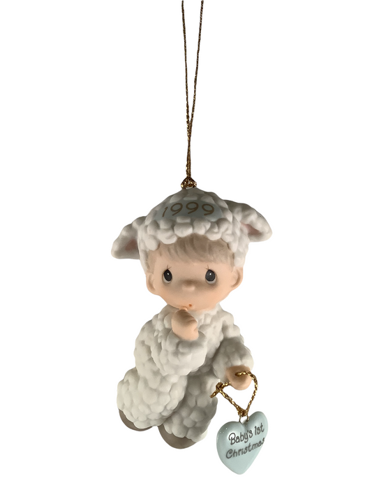 Baby's First Christmas 1999 (Boy) - Precious Moment Ornament