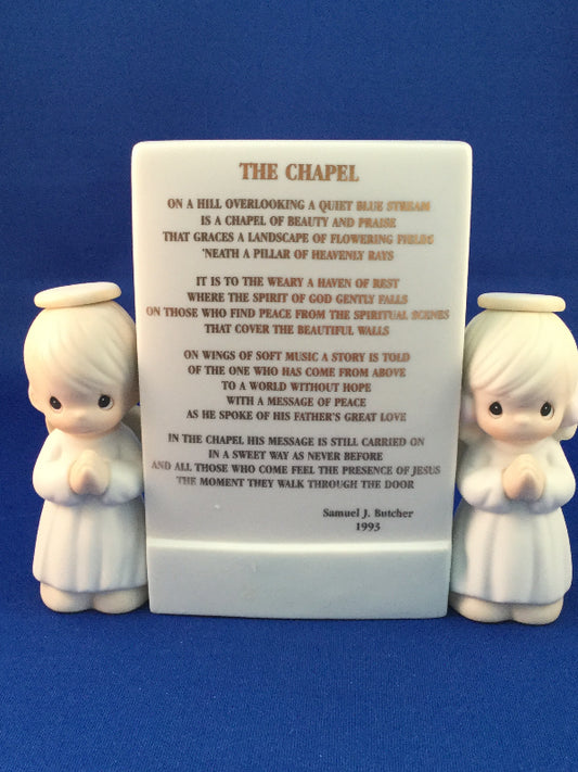 On A Hill Overlooking A Quiet Blue Stream - Precious Moment Figurine
