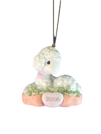 Wishing Ewe Sweet Christmas Dreams - 2006 Dated Annual Precious Moment Ornament