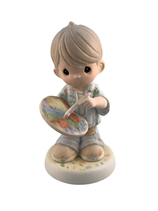 You Color Our World With Loving, Caring, And Sharing - Precious Moment Figurine