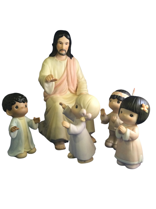 He Shall Lead The Children Into The 21St Century - Precious Moment Figurine