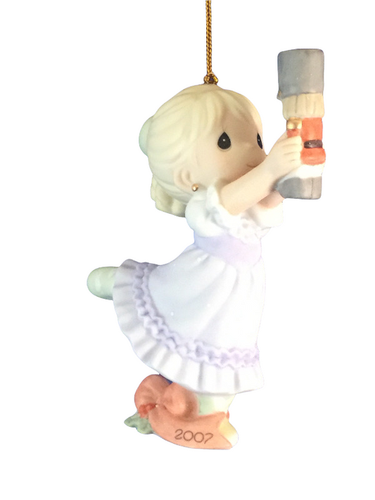 Dancing For Joy On Christmas Morning - 2007 Dated Annual Precious Moment Ornament
