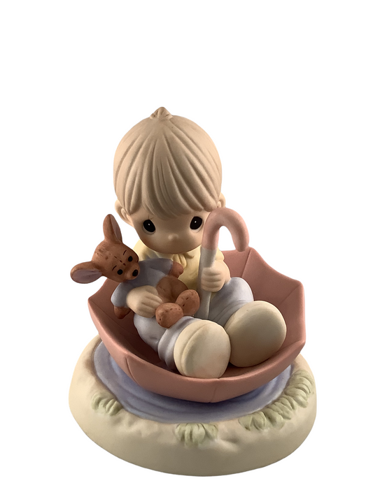 You Make The Best Of A Rainy Day - Precious Moment Figurine