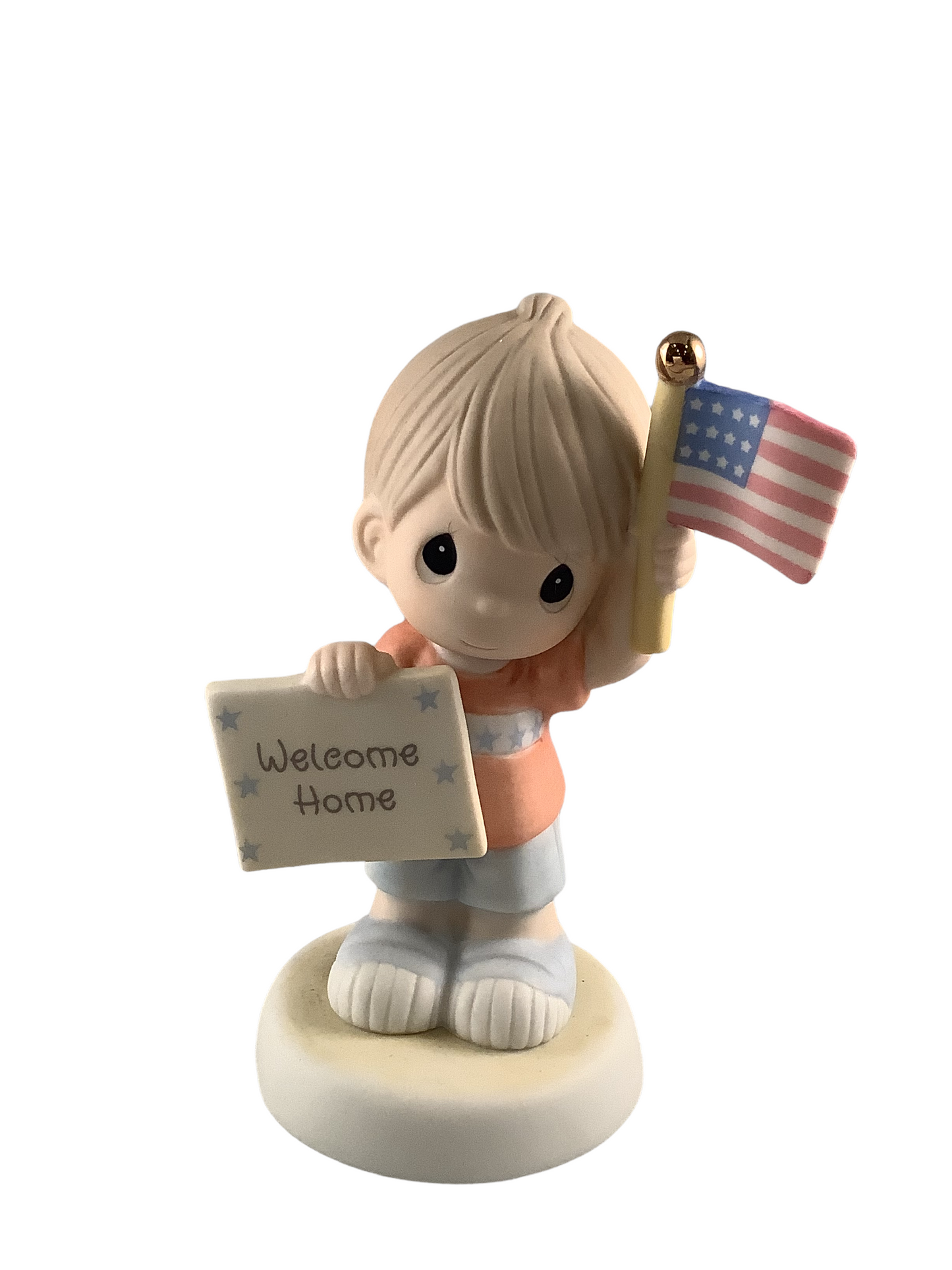 Welcome Home My Hero (Boy) - Precious Moment Figurine