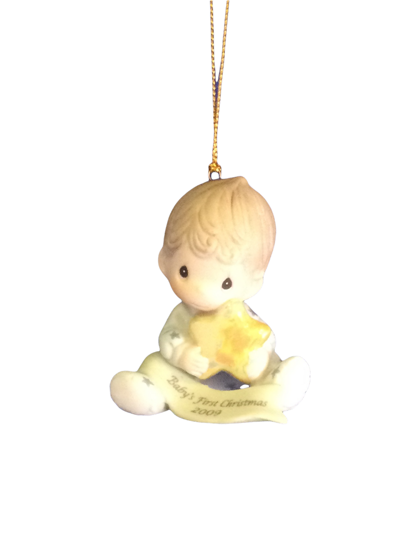 Baby's First Christmas 2009 (Boy) - Precious Moment Ornament