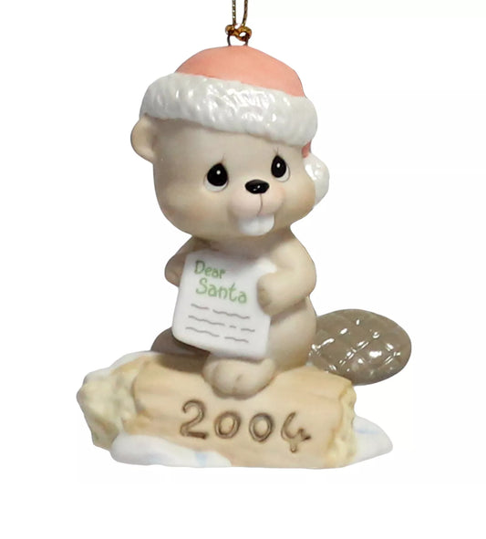 Bea-ver-y Good This Year - 2004 Dated Precious Moment Ornament