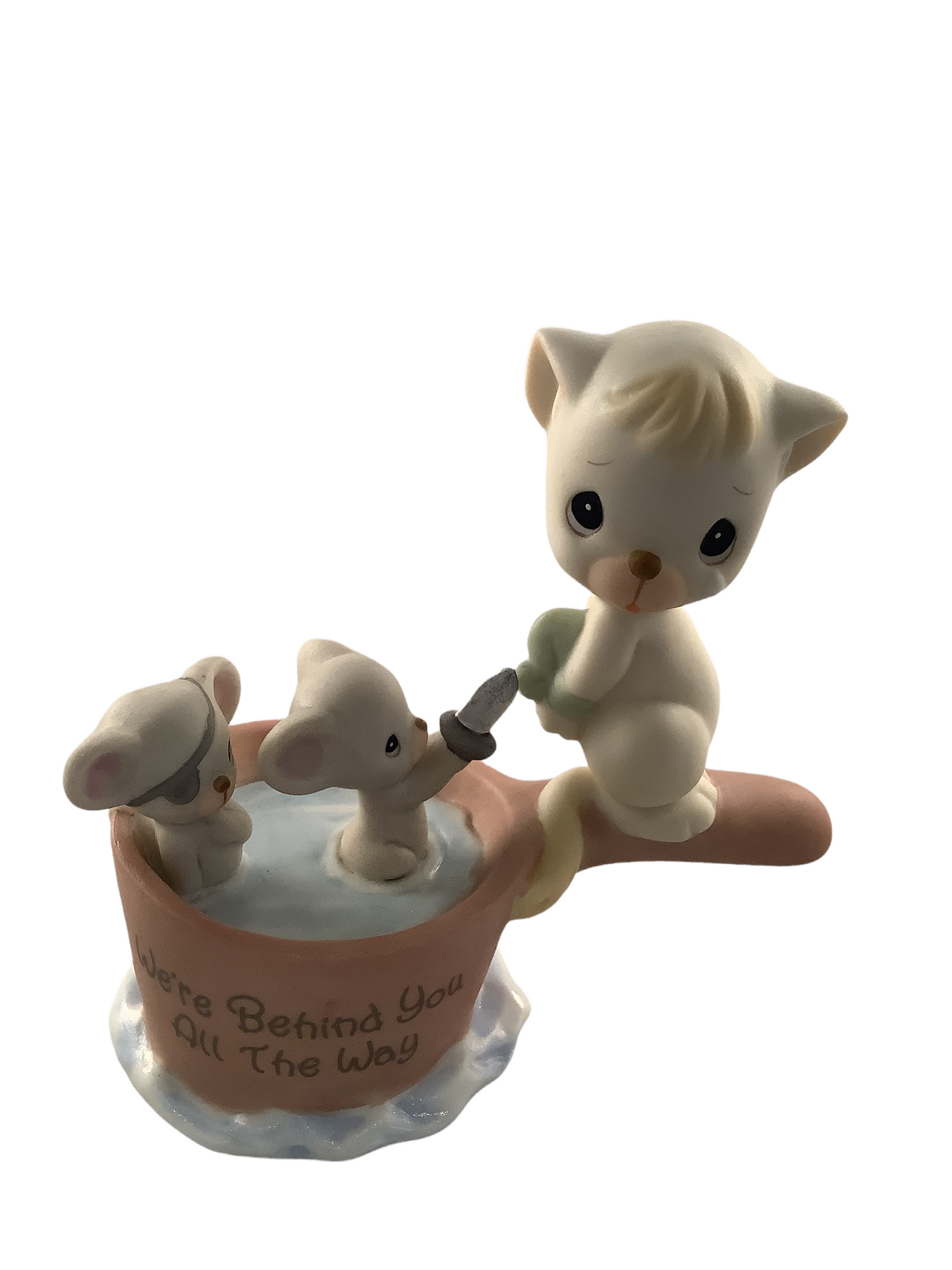 We're Behind You All The Way - Precious Moment Figurine