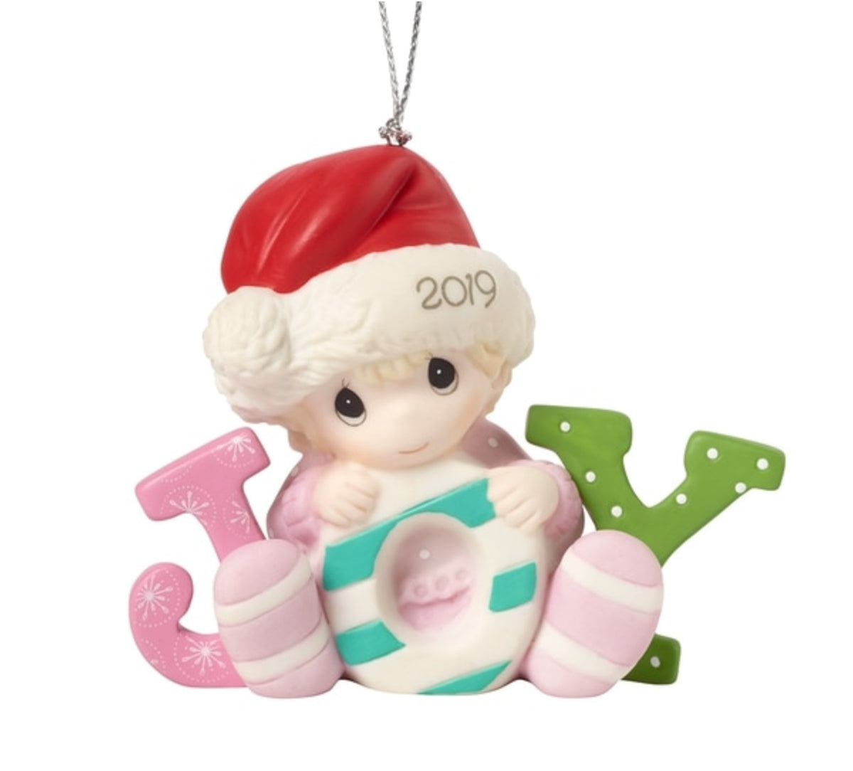 Baby's First Christmas 2019 (Girl) -  Precious Moment Ornament