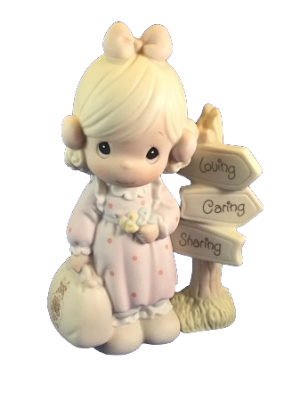 Loving, Caring, Sharing Along The Way - Precious Moment Figurine