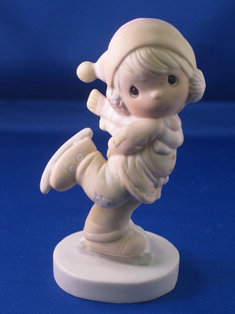 Dropping In For Christmas - Precious Moment Figurine