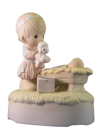 Christmas Is A Time To Share (Musical)- Precious Moment Figurine