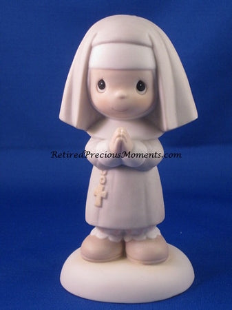 Get Into The Habit Of Prayer - Precious Moment Figurine