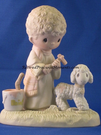 His Sheep Am I - Precious Moment Figurine