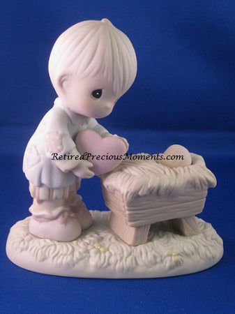 I'll Give Him My Heart - Precious Moment Figurine
