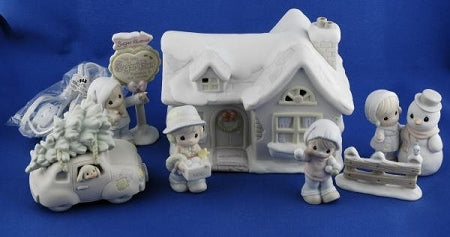 Sam's House Collector's Set - Precious Moment Figurines