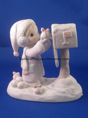 I'm Sending You A White Christmas - Precious Moment Figurine