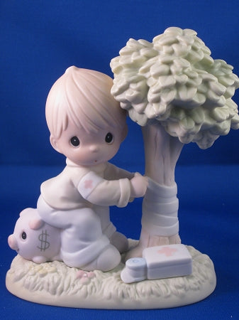 Money's Not The Only Green Thing Worth Saving - Precious Moment Figurine