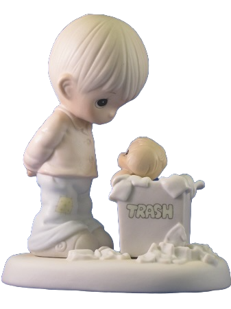 You Can't Just Chuck A Good Friendship - Precious Moment Figurine