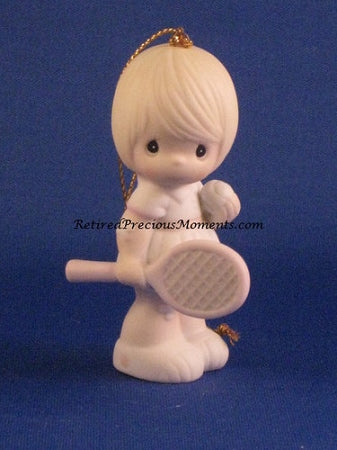 Serve With A Smile - Precious Moment Ornament