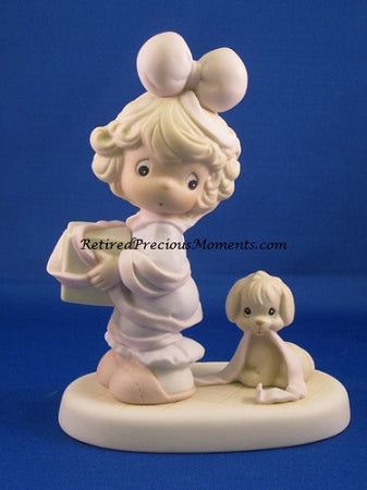 Tied Up For The Holidays - Precious Moments Figurine